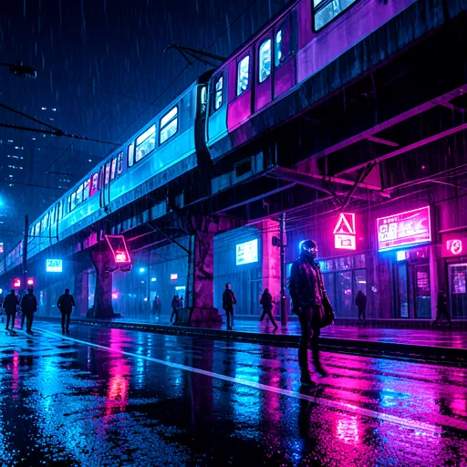 Cyberpunk cover art example